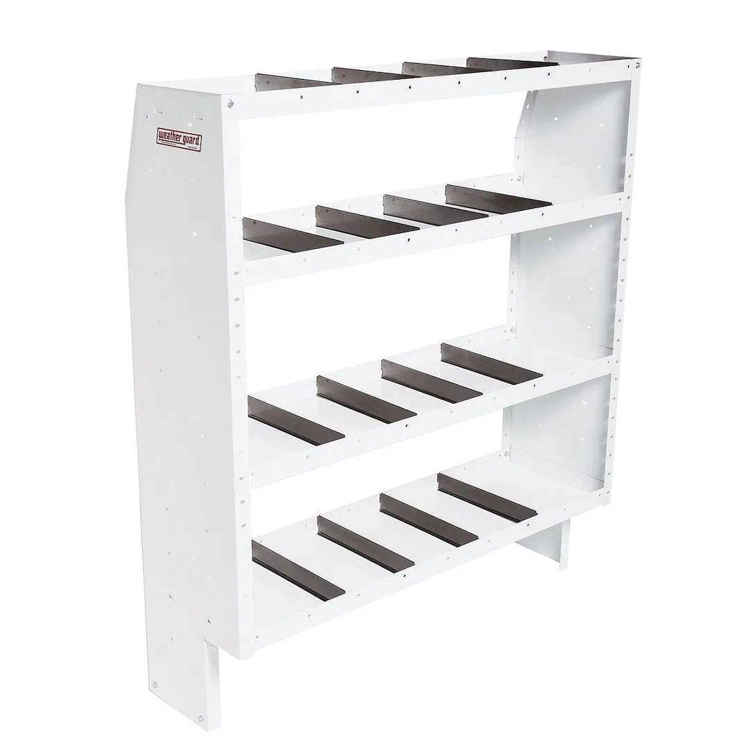 9365-3-03 – WEATHERGUARD Van Storage System Shelf Unit, 52 Inch Length x 60 Inch Height x 16 Inch Depth Tapered End P...